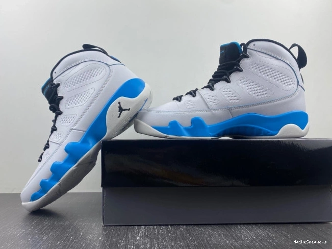 MaikeSneakers FQ8992-101 Air 9 Powder Blue Jordan 0803